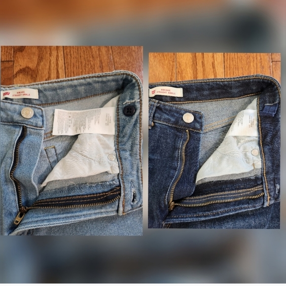 Levi's Girls (youth) High Waist Ribcage Straight Ankle Jeans, size 14 - Picture 2 of 5